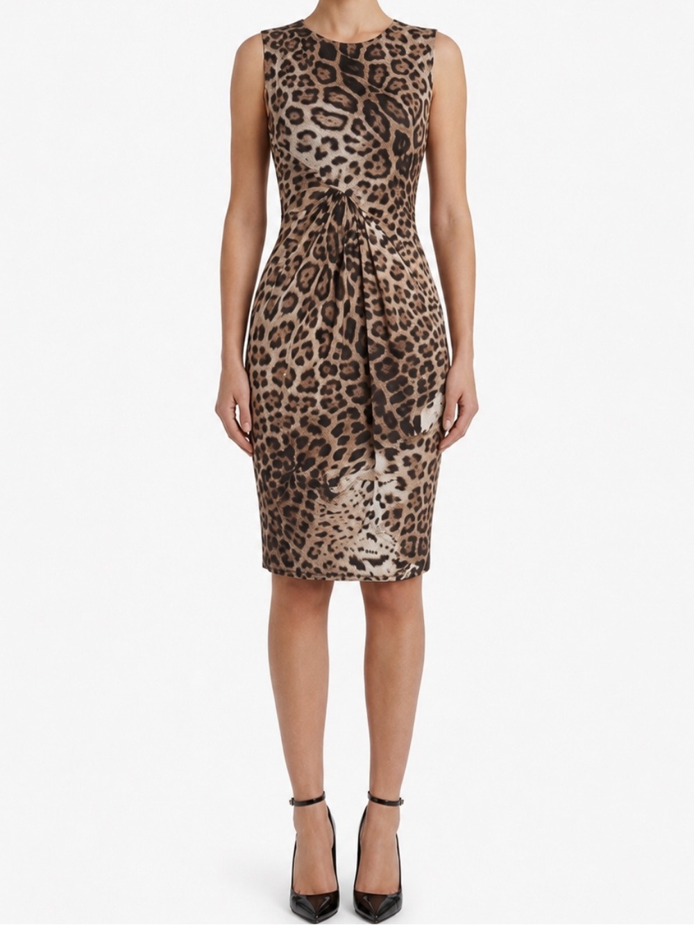 NWT Roberto Cavalli Leopard Print Mini Dress S